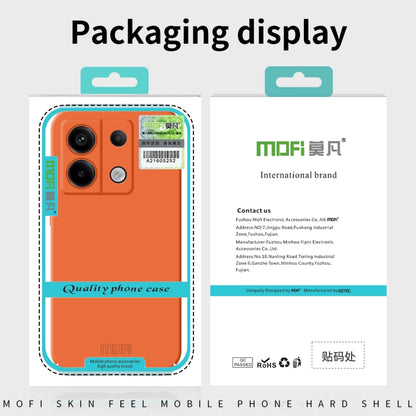 For Xiaomi Redmi Note 13 MOFI Qin Series Skin Feel All-inclusive PC Phone Case(Green) - Note 13 Cases by MOFI | Online Shopping UK | buy2fix