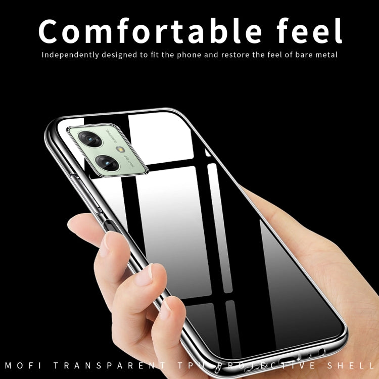 For Motorola Moto G54 MOFI Ming Series Ultra-thin TPU Phone Case(Transparent) - Motorola Cases by MOFI | Online Shopping UK | buy2fix