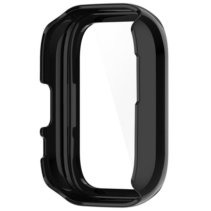 For Amazfit Aactive PC Integrated Tempered Glass Watch Case(Black) - Watch Cases by buy2fix | Online Shopping UK | buy2fix