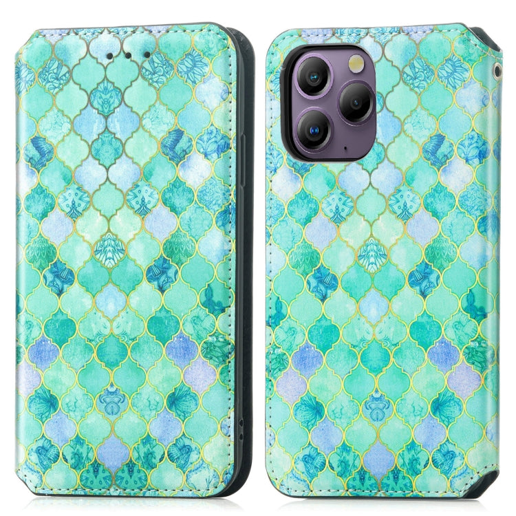 For Blackview  A96 CaseNeo Colorful Magnetic Leather Phone Case(Emeralds) - More Brand by buy2fix | Online Shopping UK | buy2fix