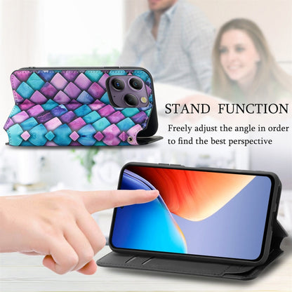 For Blackview  A96 CaseNeo Colorful Magnetic Leather Phone Case(Emeralds) - More Brand by buy2fix | Online Shopping UK | buy2fix