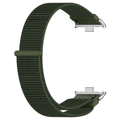 For Redmi Watch 4 Nylon Loop Metal Connector Watch Band(Army Green) - Watch Bands by buy2fix | Online Shopping UK | buy2fix