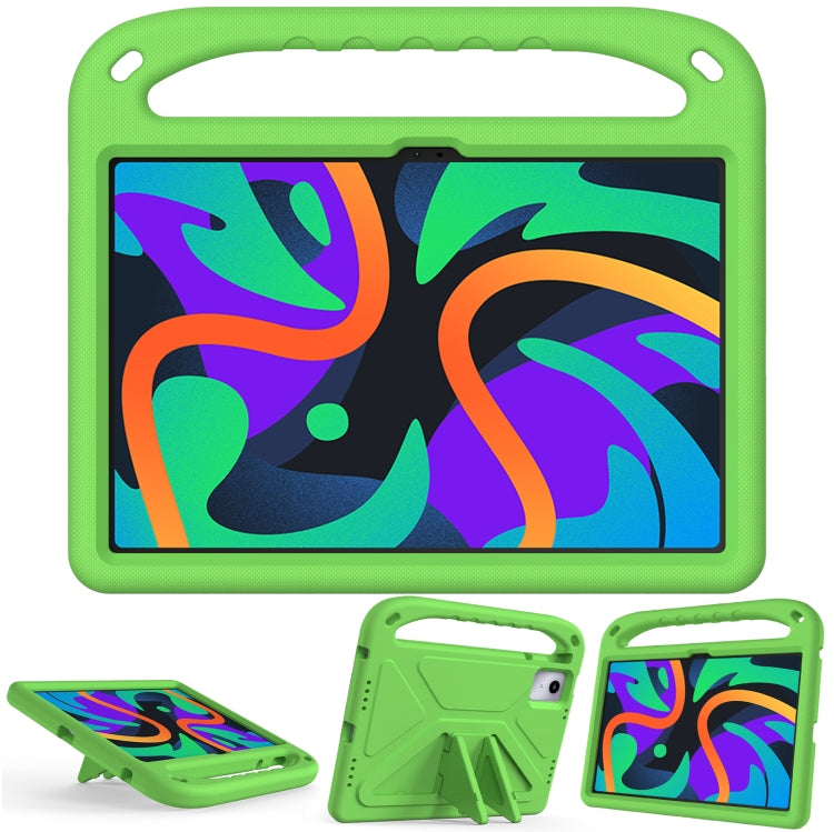 For Lenovo Tab  P12 / Xiaoxin Pad Pro 12.7 Handle EVA Shockproof Tablet Case with Holder(Green) - Lenovo by buy2fix | Online Shopping UK | buy2fix