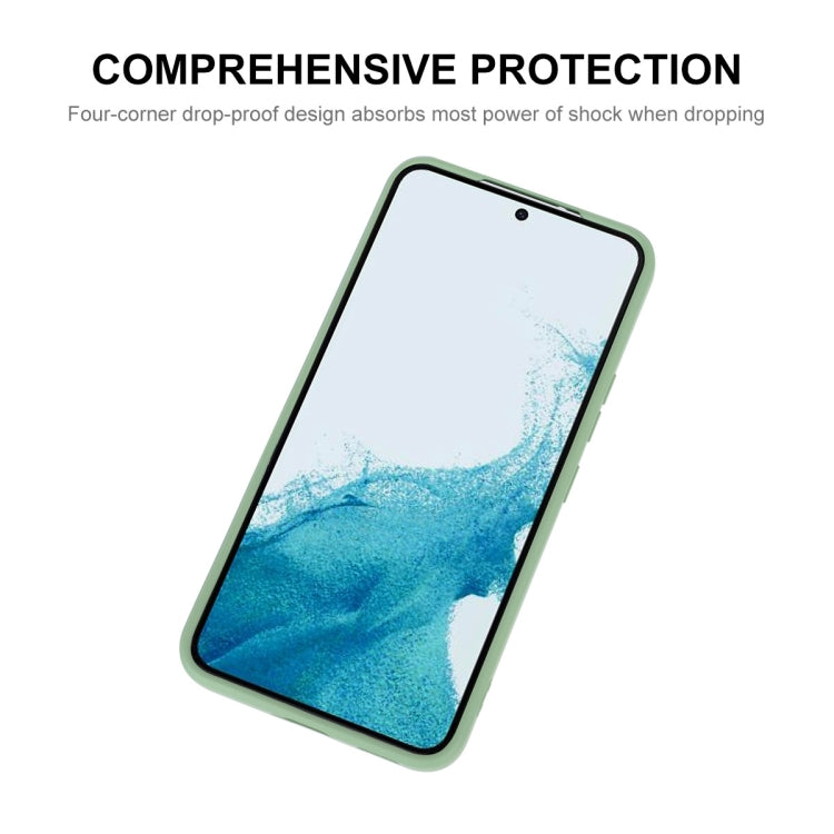 For Samsung Galaxy S24 5G ENKAY Liquid Silicone Soft Shockproof Phone Case(Dark Green) - Galaxy S24 5G Cases by ENKAY | Online Shopping UK | buy2fix