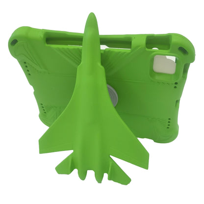 For iPad Air 11 2024 360 Rotation Aircraft Holder EVA Shockproof Tablet Case(Green) - iPad Air 11 2024 Cases by buy2fix | Online Shopping UK | buy2fix