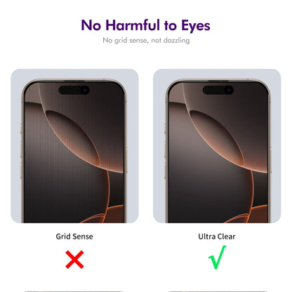 For iPhone 16 Pro Max ENKAY Easy Install Anti-peeping Privacy Full Screen Tempered Glass Film - iPhone 16 Pro Max Tempered Glass by ENKAY | Online Shopping UK | buy2fix