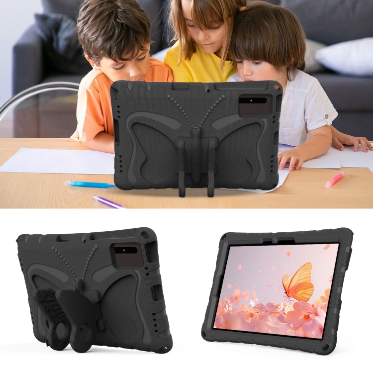 For Samsung Galaxy Tab S9 11 X710 Butterfly Bracket EVA Shockproof Tablet Case(Black) - Other Galaxy Tab PC by buy2fix | Online Shopping UK | buy2fix