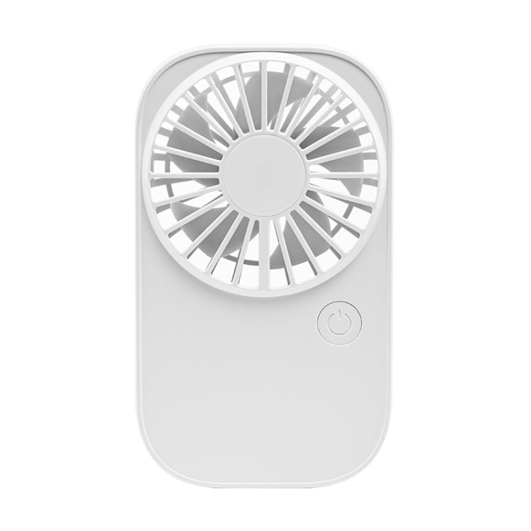 F11 Portable Rechargeable Hanging Neck Fan Cooling Handheld Fan 3 Speeds Desk Fan(White) - Electric Fans by buy2fix | Online Shopping UK | buy2fix