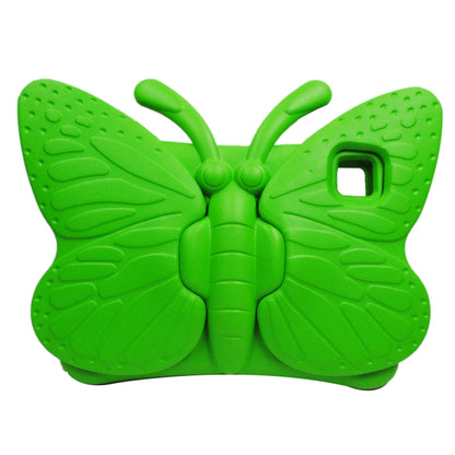 For iPad Air 11 2024 Butterfly Bracket Kids EVA Shockproof Tablet Case(Green) - iPad Air 11 2024 Cases by buy2fix | Online Shopping UK | buy2fix