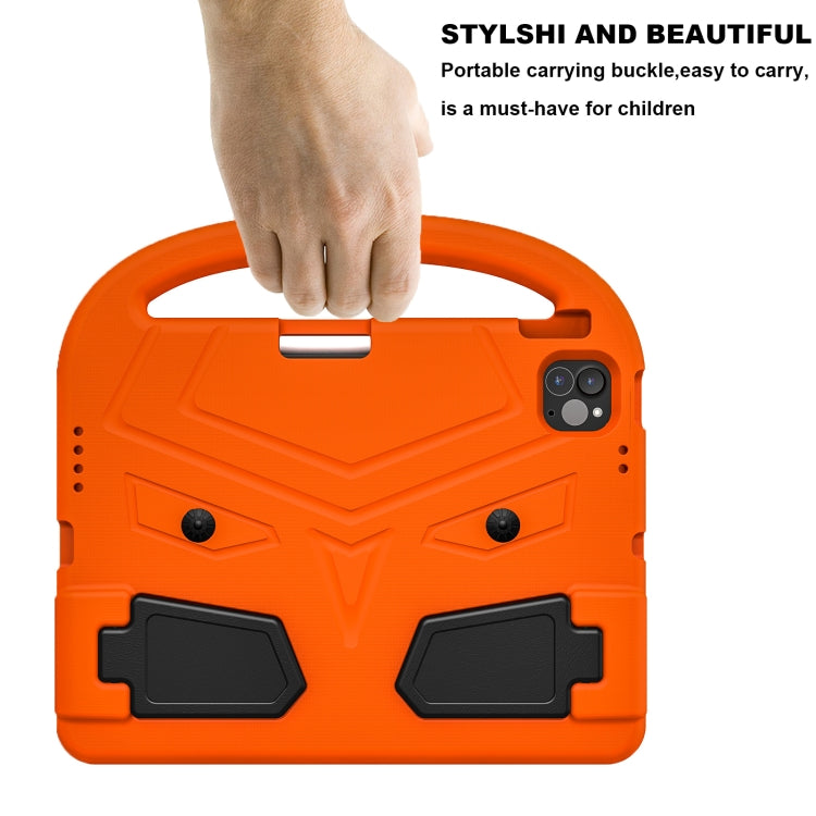 For iPad Air 11 2024 Sparrow Style Shockproof Kickstand EVA Tablet Case(Orange) - iPad Air 11 2024 Cases by buy2fix | Online Shopping UK | buy2fix