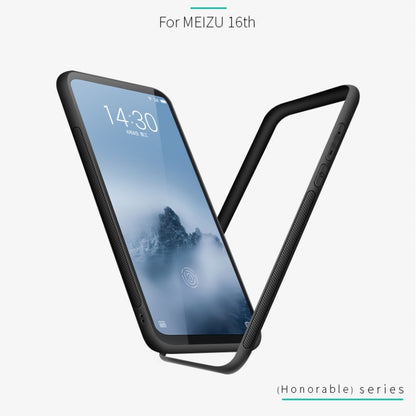 PINWUYO Shockproof Waterproof Full Coverage PC + TPU + Skin Protective Case for Meizu 16th(Brown) - Meizu by PINWUYO | Online Shopping UK | buy2fix