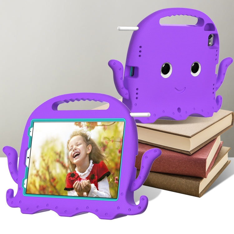 For iPad Pro 11 2024 Octopus Style EVA Hybrid PC Shockproof Tablet Case with Strap(Purple) - iPad Pro 11 2024 Cases by buy2fix | Online Shopping UK | buy2fix