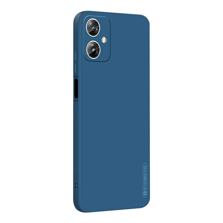 For Motorola Moto G54 5G PINWUYO Sense Series Liquid Silicone TPU Phone Case(Blue) - Motorola Cases by PINWUYO | Online Shopping UK | buy2fix