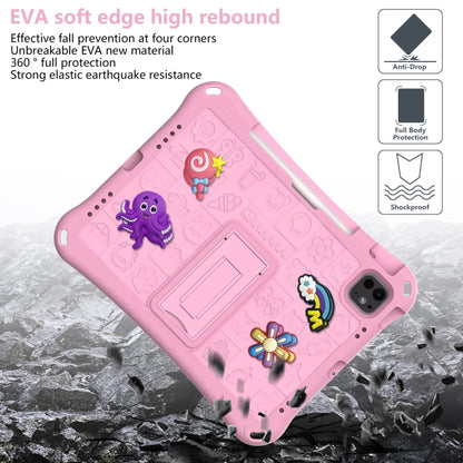 For iPad Air 11 2025 / 2024 Hi Baby EVA Full Body Tablet Case with Strap(Pink) - iPad Air 11 2025 / 2024 Cases by buy2fix | Online Shopping UK | buy2fix