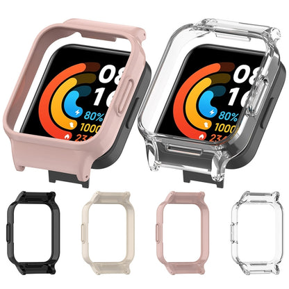 For Redmi Watch 2 Half Pack PC Watch Protective Case(Transparent) - Watch Cases by buy2fix | Online Shopping UK | buy2fix