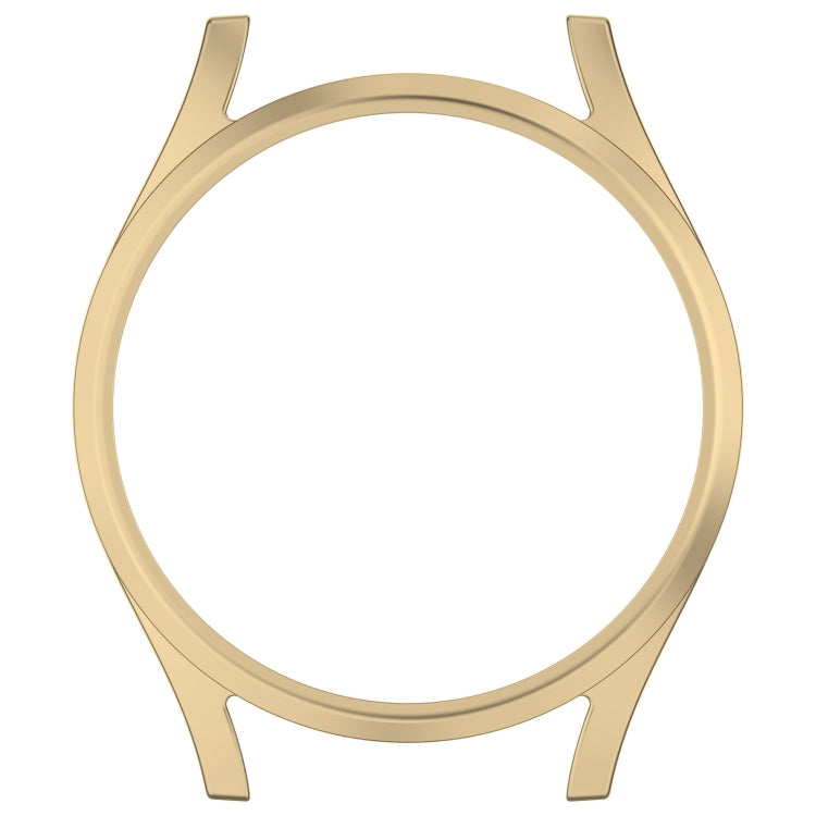 For Sansung Galaxy Watch 7 44mm Half Pack Hollow PC Watch Protective Case(Champaign Gold) - Watch Cases by buy2fix | Online Shopping UK | buy2fix