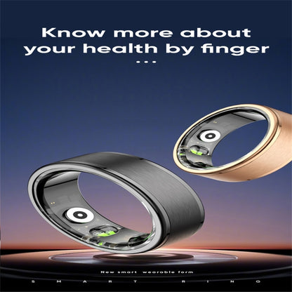 R03 SIZE 10 Smart Ring, Support Heart Rate / Blood Oxygen / Sleep / Multiple Sports Modes(Black) - Smart Rings / Smart Telephones by buy2fix | Online Shopping UK | buy2fix