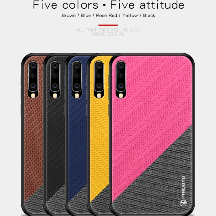 PINWUYO Honors Series Shockproof PC + TPU Protective Case for Galaxy A50(Yellow) - Galaxy Phone Cases by PINWUYO | Online Shopping UK | buy2fix