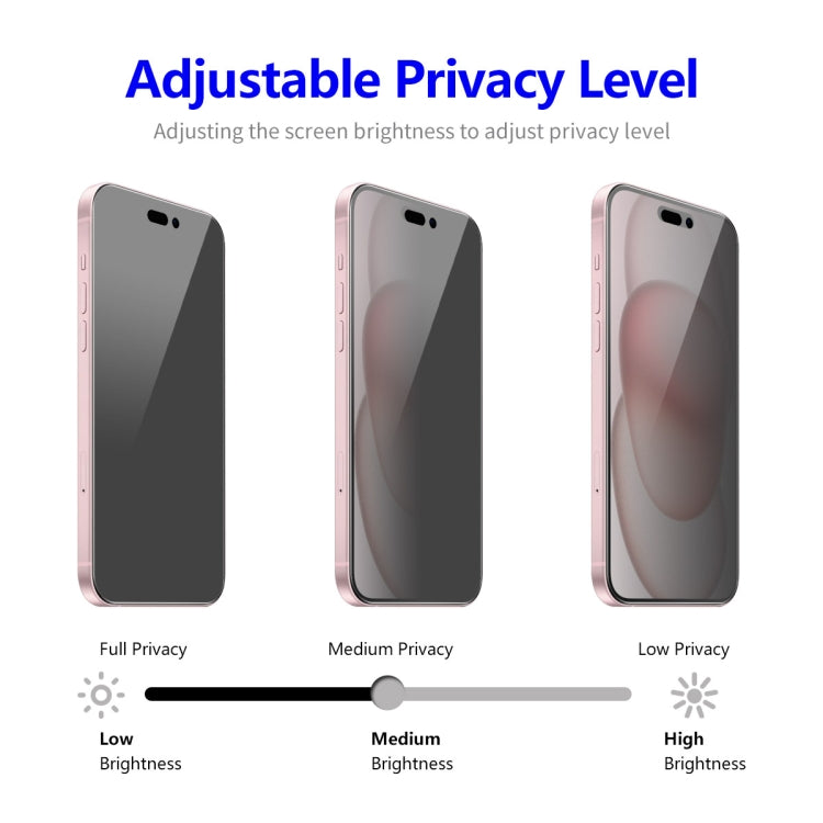 For iPhone 16 Plus ENKAY Hat-Prince 28 Degree Anti-peeping Privacy Tempered Glass Film - iPhone 16 Plus Tempered Glass by ENKAY | Online Shopping UK | buy2fix