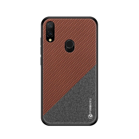 PINWUYO Honors Series Shockproof PC + TPU Protective Case for Xiaomi Play / Redmi 7 Pro(Brown) - Xiaomi Cases by PINWUYO | Online Shopping UK | buy2fix