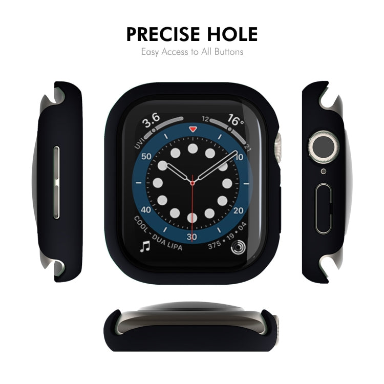 For Apple Watch Series 10 42mm ENKAY Hat-Prince PC Tempered Glass Film Integrated Watch Case(Transparent) - Watch Cases by ENKAY | Online Shopping UK | buy2fix