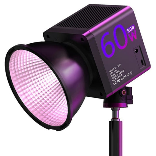 C60R 60W RGB Stage Lamp Professional Video Photography COB Fill Light, Plug:EU Plug - Selfie Light by buy2fix | Online Shopping UK | buy2fix