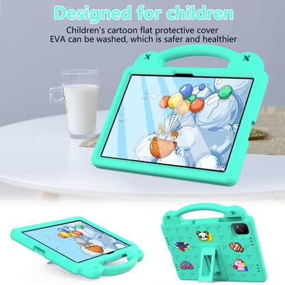 For Infinix Xpad 11 X1101 2024 Handle Kickstand Children EVA Shockproof Tablet Case(Mint Green) - Others by buy2fix | Online Shopping UK | buy2fix