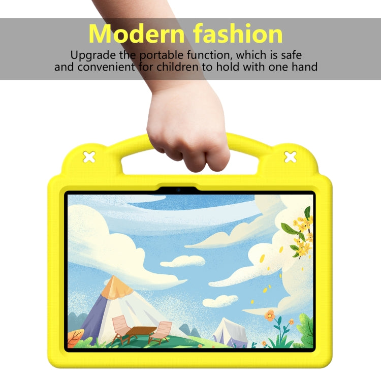 For Infinix Xpad 11 X1101 2024 Handle Kickstand Children EVA Shockproof Tablet Case(Yellow) - Others by buy2fix | Online Shopping UK | buy2fix