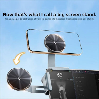 SU7Y Large Display Vehicle Mount Navigation Stand For Tesla Car Screen Magnetic Phone Holder - Universal Car Holders by buy2fix | Online Shopping UK | buy2fix