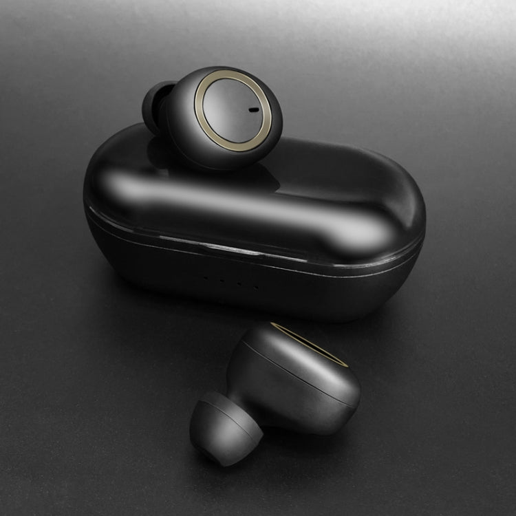 TWS-A1 TWS Bluetooth 5.0 Mini Invisible Sports Music Earphone with Charging Box & Microphone (Black) - TWS Earphone by buy2fix | Online Shopping UK | buy2fix