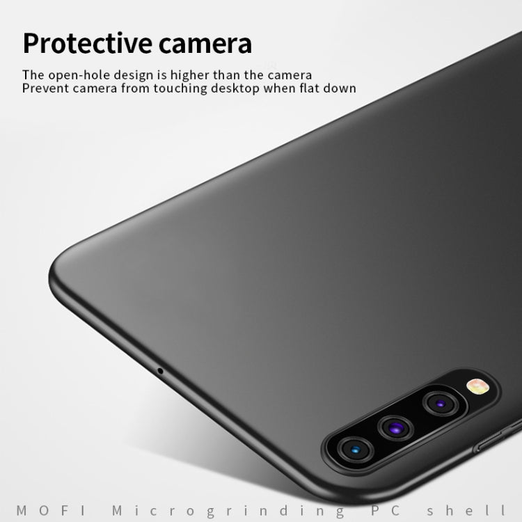 For Galaxy A50 MOFI Frosted PC Ultra-thin Hard Case(Black) - Galaxy Phone Cases by MOFI | Online Shopping UK | buy2fix