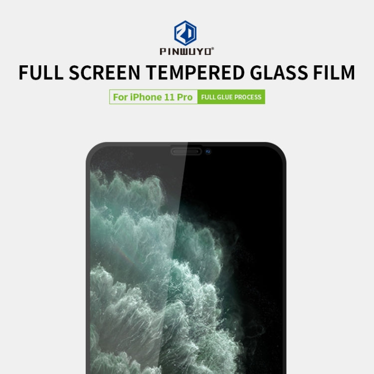For iPhone 11 Pro PINWUYO 9H 2.5D Full Screen Tempered Glass Film(Rose gold) - iPhone 11 Pro Tempered Glass by PINWUYO | Online Shopping UK | buy2fix