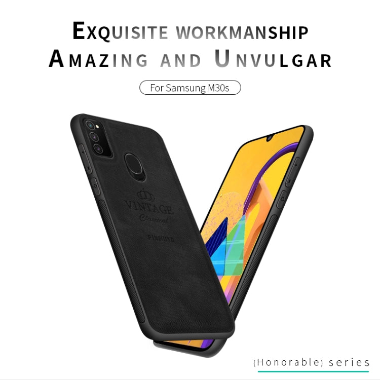 For Galaxy M30S PINWUYO Zun Series PC + TPU + Skin Waterproof And Anti-fall All-inclusive Protective Shell(Gray) - Galaxy Phone Cases by PINWUYO | Online Shopping UK | buy2fix