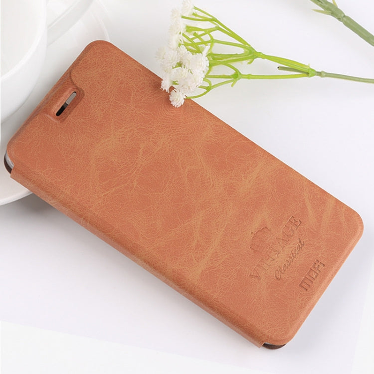 For Xiaomi RedMi 8A MOFI Crazy Horse Texture Horizontal Flip Protective Leather Case(Brown) - Xiaomi Cases by MOFI | Online Shopping UK | buy2fix