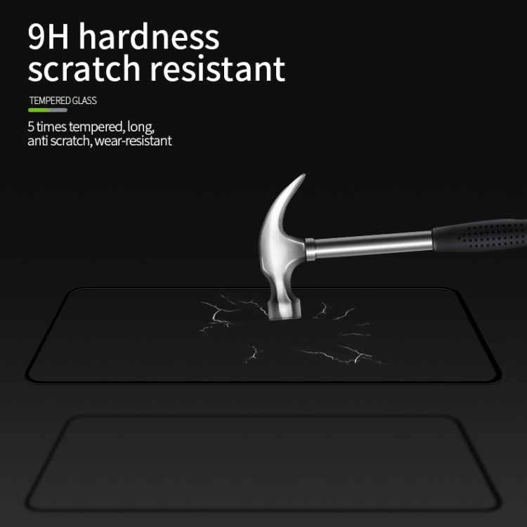 For vivo V17 Pro PINWUYO 9H 2.5D Full Screen Tempered Glass Film(Black) - vivo Tempered Glass by PINWUYO | Online Shopping UK | buy2fix