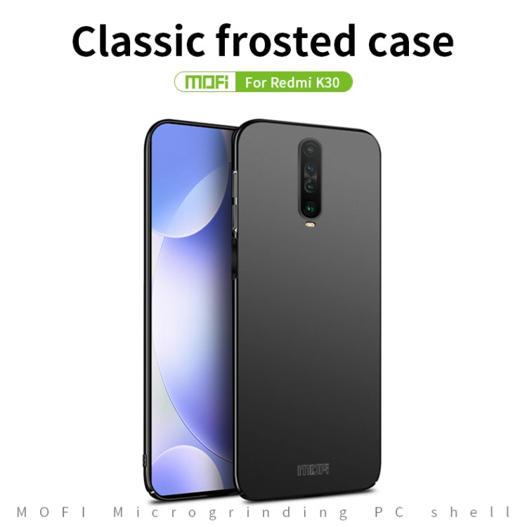 For Xiaomi RedMi K30 MOFI Frosted PC Ultra-thin Hard Case(Red) - Galaxy Phone Cases by MOFI | Online Shopping UK | buy2fix