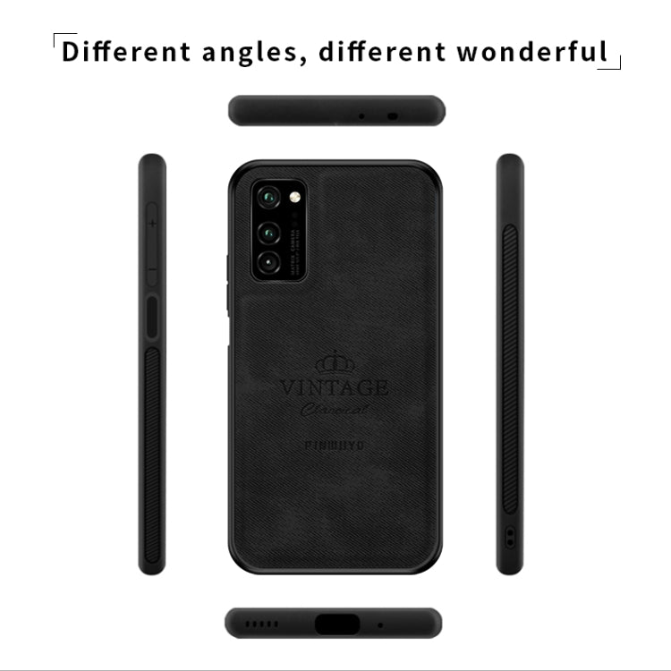 For Huawei Honor V30 / V30 Pro PINWUYO Zun Series PC + TPU + Skin Waterproof And Anti-fall All-inclusive Protective Shell(Grey) - Honor Cases by PINWUYO | Online Shopping UK | buy2fix