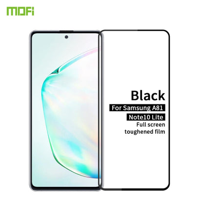 For Galaxy A81 / Note 10 Lite MOFI 9H 2.5D Full Screen Tempered Glass Film(Black) - Galaxy Tempered Glass by MOFI | Online Shopping UK | buy2fix