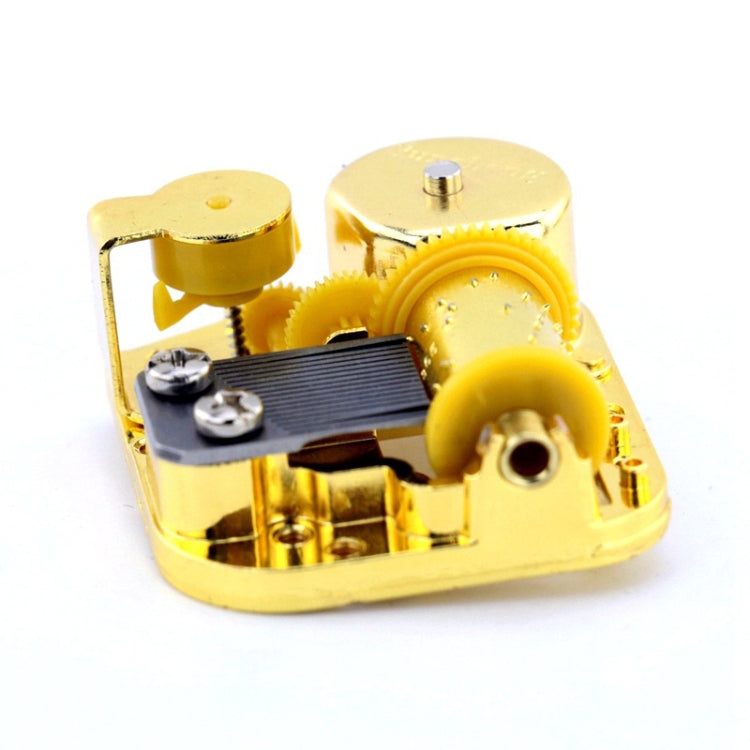 Eight-tone Gold-plated Bar Repair Parts DIY Sky City Paperback Music Box(Happy Birthday) - Music Box by buy2fix | Online Shopping UK | buy2fix