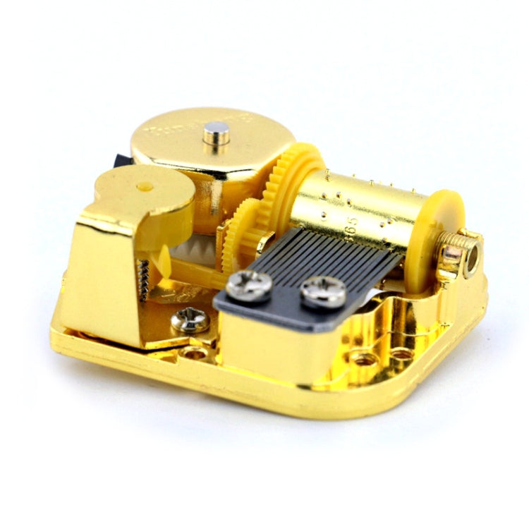 Eight-tone Gold-plated Bar Repair Parts DIY Sky City Paperback Music Box(Happy Birthday) - Music Box by buy2fix | Online Shopping UK | buy2fix