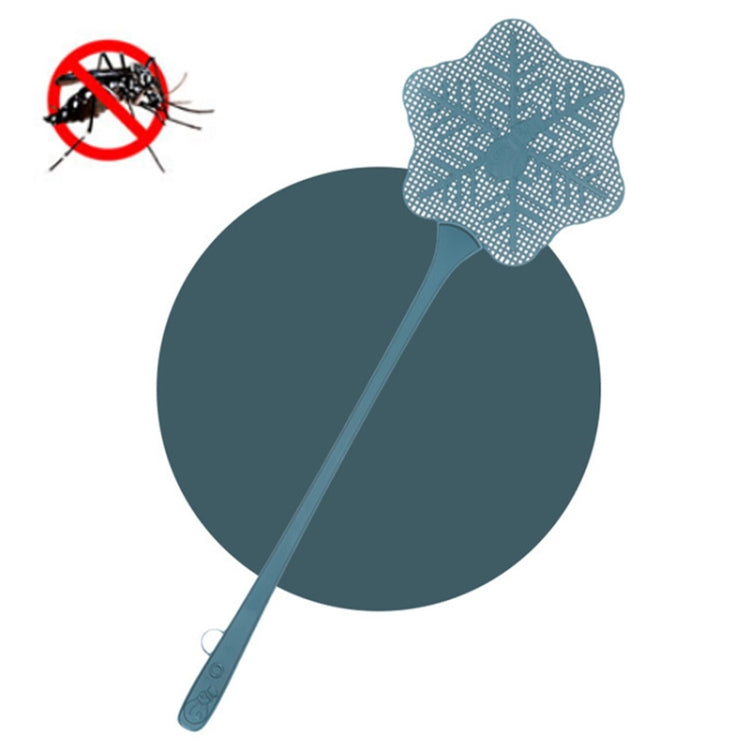 Summer Plastic Fly Swatter Flycatcher, Style:Snowflake Pattern(Blue) - Fly Swatter by buy2fix | Online Shopping UK | buy2fix