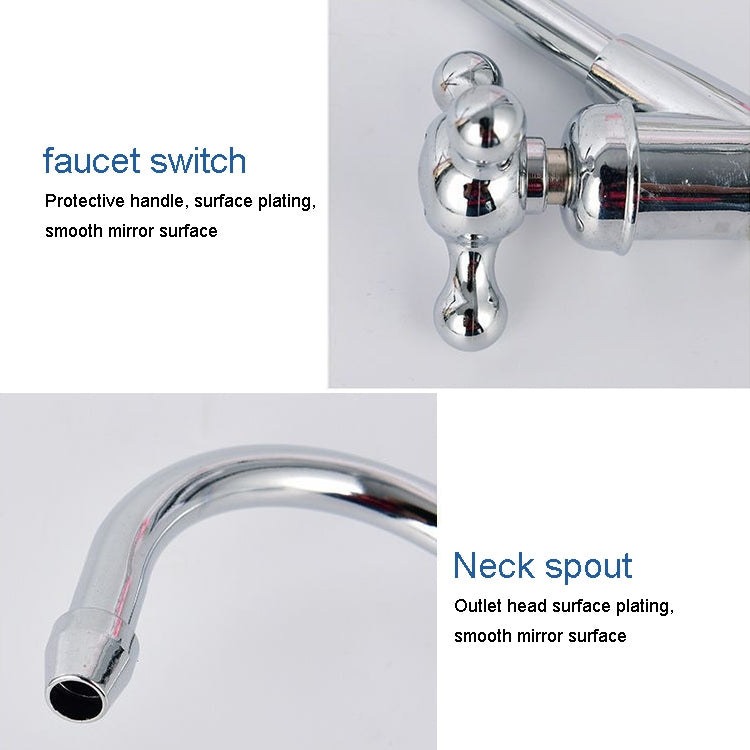 1/4 Quick Connect Faucet Small Three Prong Quick Connect Kitchen Water Purifier Faucet(2 Point Quick) - Faucets & Accessories by buy2fix | Online Shopping UK | buy2fix