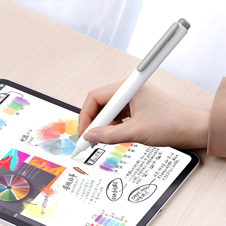 Automatic Retractable Stylus Pen Case For Apple Pencil 1(Gray) - Pencil Accessories by buy2fix | Online Shopping UK | buy2fix