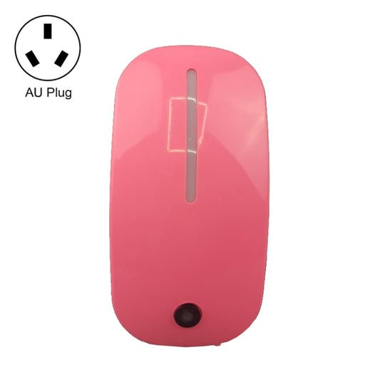 A66 Mouse Type LED Intelligent Light Control Night Light, Plug:AU Plug(Pink) - Sensor LED Lights by buy2fix | Online Shopping UK | buy2fix