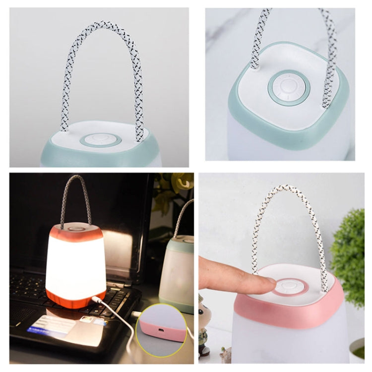 Portable Night Light Bedroom Baby Nursing Eye Protection Bedside Lamp, Style:USB Charging(Green) - Night Lights by buy2fix | Online Shopping UK | buy2fix