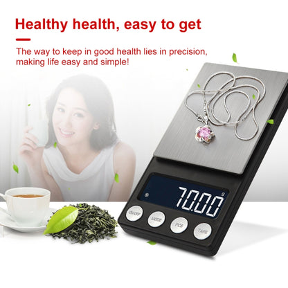 High-Precision Electronic Scale Mini Portable Jewellery Medicine Scale, Style:1000g/0.1g - Jewelry Scales by buy2fix | Online Shopping UK | buy2fix