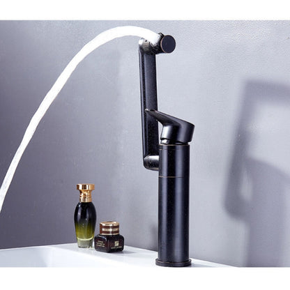 Universal Swivel Faucet Bathroom Hot & Cold Dual-Out Mode Faucet, Specification: High HT-99528-1 - Faucets & Accessories by buy2fix | Online Shopping UK | buy2fix