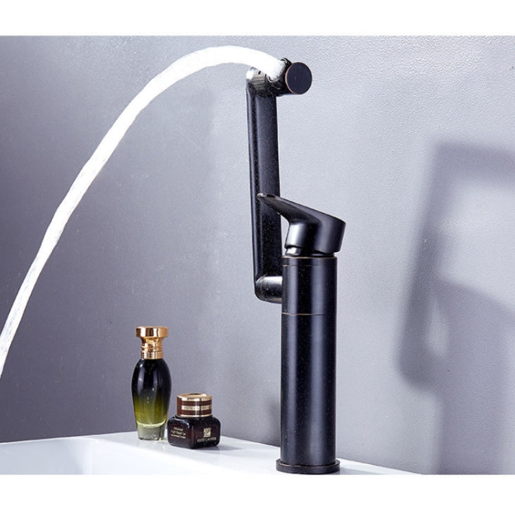 Universal Swivel Faucet Bathroom Hot & Cold Dual-Out Mode Faucet, Specification: High HT-90560-1 - Faucets & Accessories by buy2fix | Online Shopping UK | buy2fix