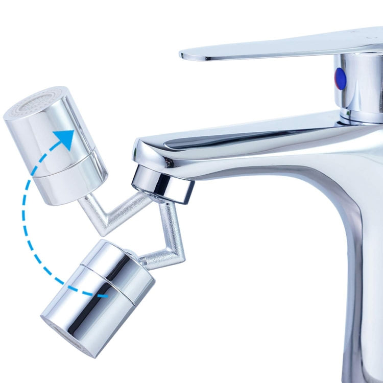 720-Degree Universal Rotating Faucet Anti-Splash Spout Filter Dual-Function Faucet, Specification: Two Sections - Faucets & Accessories by buy2fix | Online Shopping UK | buy2fix