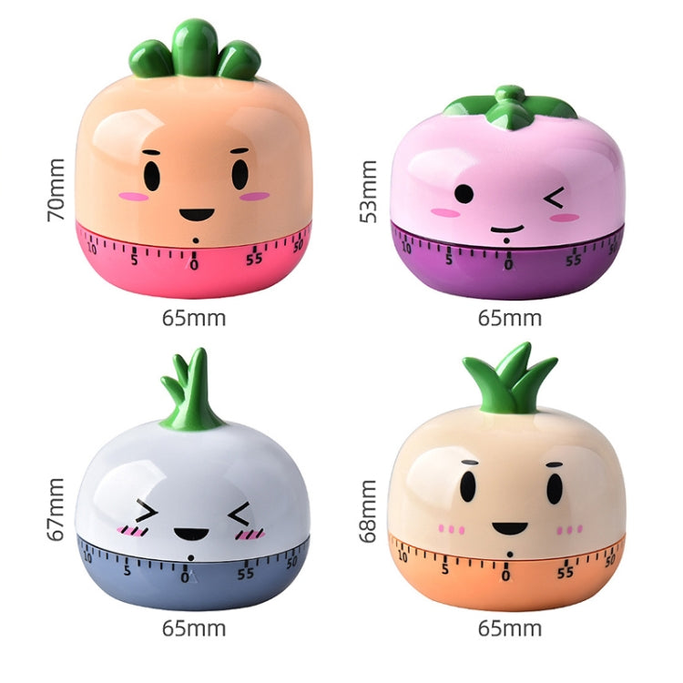 Kitchen Mechanical Timer Cartoon 60 Minutes Timer Baking Cooking Reminder(Carrot) - Digital Countdown by buy2fix | Online Shopping UK | buy2fix